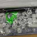 Fodoss Baby Playpen, 47x47in Small Play Pen,Toddler Playpen for Apartment,Play Yard,Activity Fence, Extra Large Baby Playard (Light Grey)