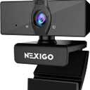 NexiGo N660 1080P Business Webcam, Dual Microphone & Privacy Cover, USB FHD Web Computer Camera, Plug and Play, for Zoom/Skype/Teams/Webex, Laptop MAC PC Desktop