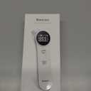 Boncare Ear and Forehead Thermometer, 2X Accuracy Infrared Digital Thermometer for Adults and Kids, 1 Second Reading, No Touch Baby with Fever Alarm