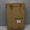 SPACELEAD Bedside Shelf for Bed & Top Bunk- College Dorm Room Essentials, Loft Bed Accessories, Clip On Nightstand Snack Organizer, Floating Bed Side Table Tray (Grey，Plastic)