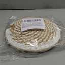 7 Pack Boho Wall Basket Decor - Seagrass Rattan Wicker Wall Decor Round Handmade Hanging Rustic Flat Elegant Wall Art for Farmhouse Living Rooms Bedrooms Display Table Settings Kitchen Home