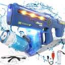 EagleStone Electric Water Gun for Kids & Adults  650CC, LED Lights, Auto Refill, 33FT Range, Waterproof, Long Battery Life, Pool & Beach Toys