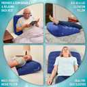 Circa Air Inflatable Wedge Pillow for Traveling Travel Wedge Pillow for Sleeping. Extra Wide 27" Portable Bed Wedge Pillows for Sleep Apnea, Acid Reflux, Leg, Back and Knee Support, Blow up Wedge