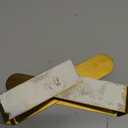 Taozun Adhesive Towel Rack/Hand Towel Holder, Gold Towel Holder for Bathroom Towel Bar Stick on Wall, Stainless Steel Brushed Towel Ring, 2 Packs