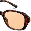 Retro Polarized Hexagon Sunglasses Womens - Trendy Cat Eye Sun Glasses Lightweight 90s Shades with UV Protection