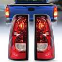 VPIMOZO Rear Tail Lights & Fog Light Clear lens Compatible With 2003 2004 2005 2006 Chevy Silverado 1500 1500HD 2500 2500HD 3500