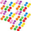 40pcs Mini Plastic Raffle for Party Games Crafts Carnival Activities and Lottery Drawings Hollow and Openable Design Colors