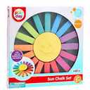 Play Day Sun Chalk Set, Multi-Color, Washable, Ages 3+, 17 Pieces 2 Pack