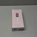 CARESKY Cordless Curling Iron Brush, 1.5 Inch Mini Travel Hair Curler with 200 Million Negative Ions, Portable Heated Round Straightener Brush Rechargeable for Curl, Touch-Up, De-Frizz, Styling (Pearl White)