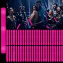 60Pack LED Glow Foam Sticks Bulk,Light Up Glow Sticks with 3 Flashing Modes,Glow Wands Party Pack,Glow In The Dark Party Supplies for Valentines Day,July 4th, Wedding,Birthday,Concert(Pink)