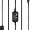 TKDY for Sony Handycam Camcorder Charger AC-L100 USB Power Cord, ACL100 Power Adapter Supply for DCR TRV128 TRV103 TRV130, CCD-TRV108 TRV308 Replace AC-L10A L10B L15A L15B L100A L100B L100C.