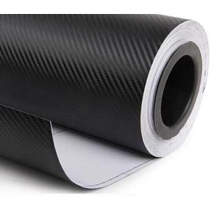 DIYAH 3D Black Carbon Fiber Film Twill Weave Vinyl Sheet Roll Wrap DIY Decals (48" X 60" / 4FT X 5FT)