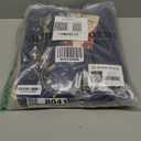 Bunny Chorus Christmas Tree Skirt, 36 inches Large Velvet Fur Plush Blue Tree Skirt, Xmas Tree Skirts with Gold Embroidered Holly Leaf for Merry Christmas Party Christmas Tree Decorations