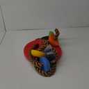 LGENDARY Tree Swing for Kids - Single Disk Outdoor Climbing Rope with Platforms, Carabiner & 2.6 Ft Tree Strap - Playground Accessories - Multicolored