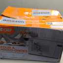 COMMERCIAL CHEF 1.4 Cubic Foot Microwave with 10 Power Levels, Small Microwave with Push Button, 1100 Watt Microwave with Digital Control Panels, Countertop Microwave with Timer, White