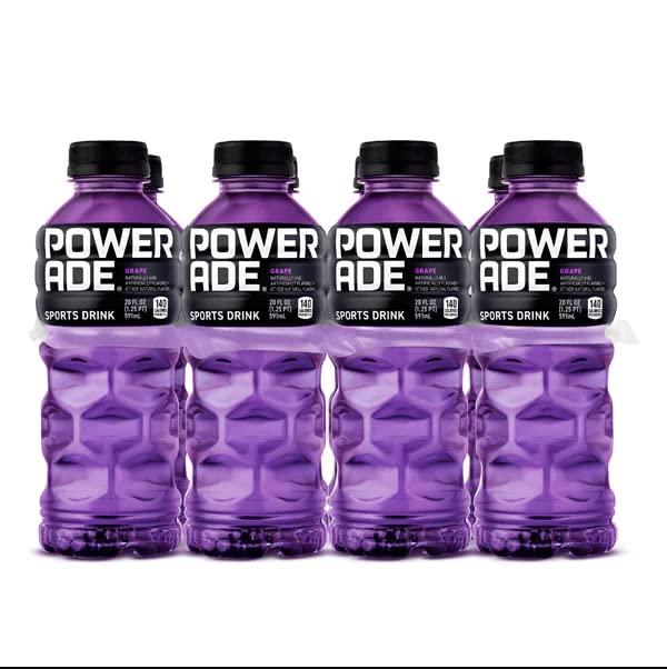 POWERADE Grape, 20 ounce (Pack of 24), 03 16 2026