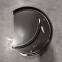 24 Piece Dinnerware Set,Bold Black Dish Set with Plates and Bowls for 8  Premium Ceramic Tableware for Hosting & Large Gatherings (Matte Reactive Dark Night)