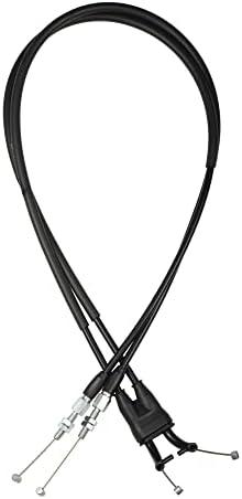 MOTOMASTER Motorcycle Throttle Cable SET (PULL/PUSH) Compatible with KTM EXC 400/450/500/530/ EXC-F 250/350/ SMR 450/ SX-F 250/450 / E0170505 / 5803S01A