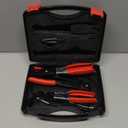 4PCS Long Reach Hose Clamp Pliers Tool Set - Flexible Wire Radiator Hose Clamp Remover for Automotive Coolant, Heater, Water Hose (8, Red)