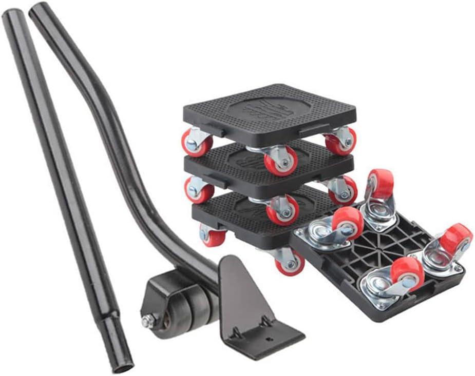 Heavy Furniture Mover Lifter with Extension Bar and 4-Wheel Furniture Dollies, 440 lbs Load Capacity, Furniture Moving Tool Set
