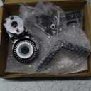 Bevinsee LS Truck Sanden 508 AC Compressor Bracket with Tensioner Kit Compatible with Chevy 4.8L 5.3L 6.0L 6.2L SUV Truck Engine