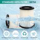 Replacement for CMXZVBE38754 Craftsman Filter, 5 to 20 Gallon Shop Vacuums