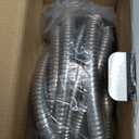 Metal Garden Hose 25 ft  304 Stainless Steel Water Hose with Nozzle Sprayer, Garden Hoses Flexible, Lightweight, No Kink, Heavy Duty for Outdoor (25 ft) (Silver)
