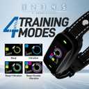 Dog Bark Collar No Shock, Auto Anti Barking Collar Rechargeable with 4 Modes Beep Vibration, Smart Training Adjustable 5 Sensitivity Levels Waterproof for Small Medium Large Dogs