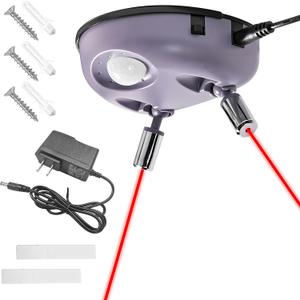 Parking Guide Assist Laser Sensor, 360 Degree Adjustable Laser Head Car Garage Sensor, Universal Dual Lasers Garage Sensors for Parking Guide, Parking Aid Car Accessories