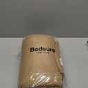 Bedsure Queen Comforter Set - Brown Soft Bedding for All Seasons, Cationic Dyed Bed Set, 3 Pieces, 1 Queen Size Comforter (90"x90") and 2 Pillow Shams (20"x26"+2")