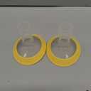 19mm Oval Flanges Shields Compatible with Medela Pumps, Replacement Parts for Pump in Style, Symphony, Swing Maxi, Harmony and Personalfit FlexBreast Pump Accessories