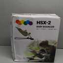 Bouncer Seat for Babies 0-12 Months, Baby Bouncer for Breathable and Comfortable Cushion, Three Height Adjustments, Baby Rocker Portable Folding and Detachable, Ergonomic Baby Seat