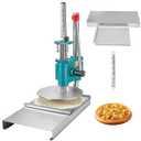 VEVOR Manual Pizza Dough Press Machine, 9.5inch/24cm Household Pizza Pastry, Stainless Steel Pizza Presser, Commercial Chapati Sheet Pizza Crust Press Plate, Height Adjustable Pizza Forming Machine