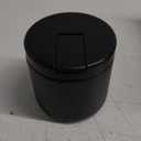 19oz Insulated Vacuum Food Jar with Buckle Lid Wide Mouth Soup Thermo for Hot Food Kids Leakproof Stainless Steel Lunch Container- Black-1Pack (17OZ)