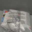 Hanes Men's Double Tough Socks, Crew and Ankle Moisturing Wicking Socks, Black & White, Multi-Packs (6-12, White - 14 Pair)