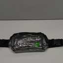 Clear Fanny Pack Stadium Approved - Packism Clear Belt Bag for Women Men Transparent Waist Bag with Adjustable Strap for Concerts, Sporting Events - Black, Pack of 5