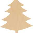 Wood Christmas Tree Cutout 18 inch, Pack of 1, Use as Wooden Door Hanger or Christmas Craft, by Woodpeckers