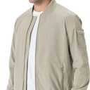 Gopune Men's Windproof Bomber Jacket Lightweight Windbreaker Outdoor Golf Fashion Coat (X-Large)