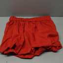 Bubble Mini Skirt for Women, Puff Balloon Short Skirts, Cute Puffy Hem Puffer Going Out, Sexy Club Outfits (XX-Large, Red)