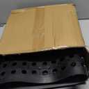 Anti Fatigue Rubber Floor Mats, 24 x 36 Inch Non-Slip Restaurant Mat Door Mat Drainage Mat for Indoor Outdoor Wet Area, Pool Entry, Garden - Black