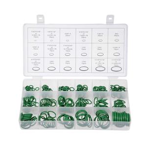 uxcell Fluorine Rubber O-Ring Assortment Kit 270 Pieces 18 Sizes FKM Sealing Gasket Set, Green