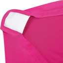 Peomeise 4FT Spandex Table Cover Rectangular Stretch Spandex Tablecloth (Fuchsia,4FT)