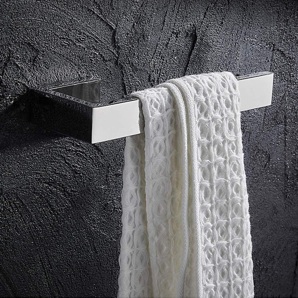 Hand Towel Holder, Towel Bar Stainless Steel SUS304, Towel Hanger Hardware Set for Bathroom, Kitchen, Cabinet, Laundry Room, Polish Finished & Wall Mounted