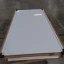 J&J worldwide Magnetic Glass Whiteboard 96x48 Inch Ultra White, Frameless Tempered Glass Dry Erase Board Wall Mounted Includes Markers, Eraser, Magnets, Mounting Kit for Office Home& School