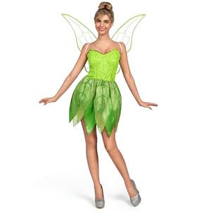 Spooktacular Creations Halloween Fairy Costume for Women, Green Princess Dress with Wings Costume for Adult Halloween Dress Up Party Cosplay (Small)