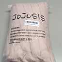 JOJUSIS Pack of 2 Faux Fur Plush Decorative Throw Pillow Covers Couch Cushion Case Soft Pillowcases (Pink, 24 x 24-Inch)