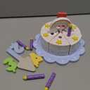 Pretend Play Food for Toddlers 2-5,Wooden Birthday Fake Cake with Candles and Numbers,Tea Party Learning Kitchen Gift Toys for Boys Girls (Rainbow Cake)