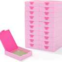 TRABRICKS 20pcs Tiny Anti Static Diamond Art Storage Container Trays, Diamond Painting Storage Trays, Stackable Craft and Bead Storage Organizer & Line-Up, Box Package (Light Pink) (Tiny 2" x 2.8" x 0.6")
