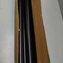 QLLY 28 inch Adjustable Metal Desk Legs, Office Table Furniture Leg Set, Set of 4 (Black)
