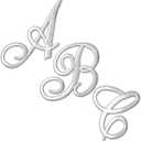 Laughing Lizards Monogram Letter Patch 26 Piece Kit, Script Iron On Appliques, Kit Includes All 26 Cursive Letters for Clothing, Stockings, and More! (Small, White)